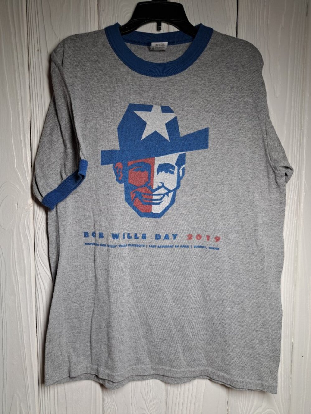 Novelty Bob Wills Day Commemorative Adult Medium T-Shirt
